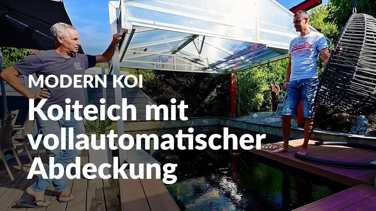 Markus' Teich mit Ganzjahresabdeckung | Modern Koi Blog #6433
