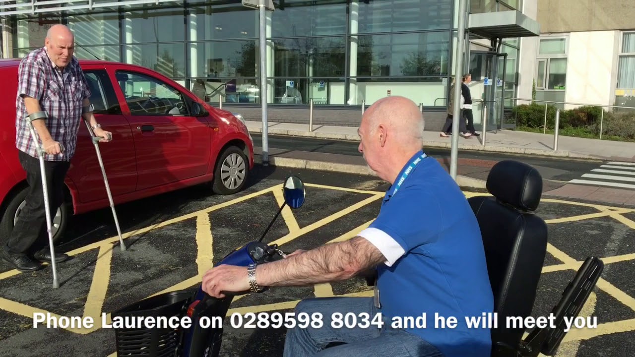 Using Shopmobility at the Ulster Hospital