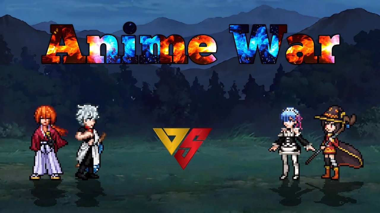Gintoki & Kenshin VS Rem & Megumin in Jump Force Mugen