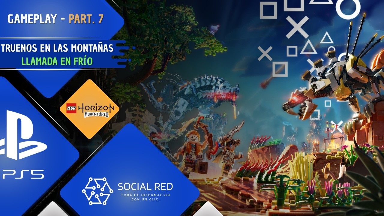 LEGO Horizon Adventures PS5 🎮 Gameplay Español ✨C. 2 P. 7: Truenos en las Montañas - Llamada en Frio