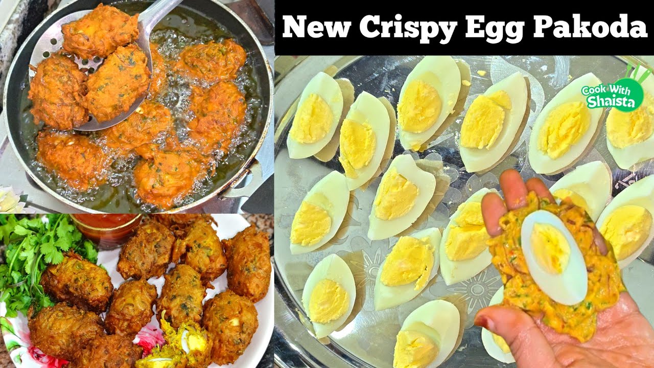 New Crispy Egg Pakoda Recipe | Anda Pakoda Recipe | Onion Egg Pakoda Recipe | Ramazan Special 