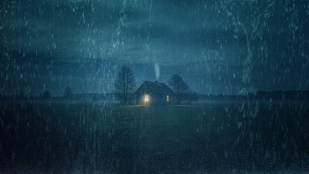 Sleep Fast with Light Rain on a Window 🌧️ Peaceful Night Sleep Sounds · Cozy Rain Ambience