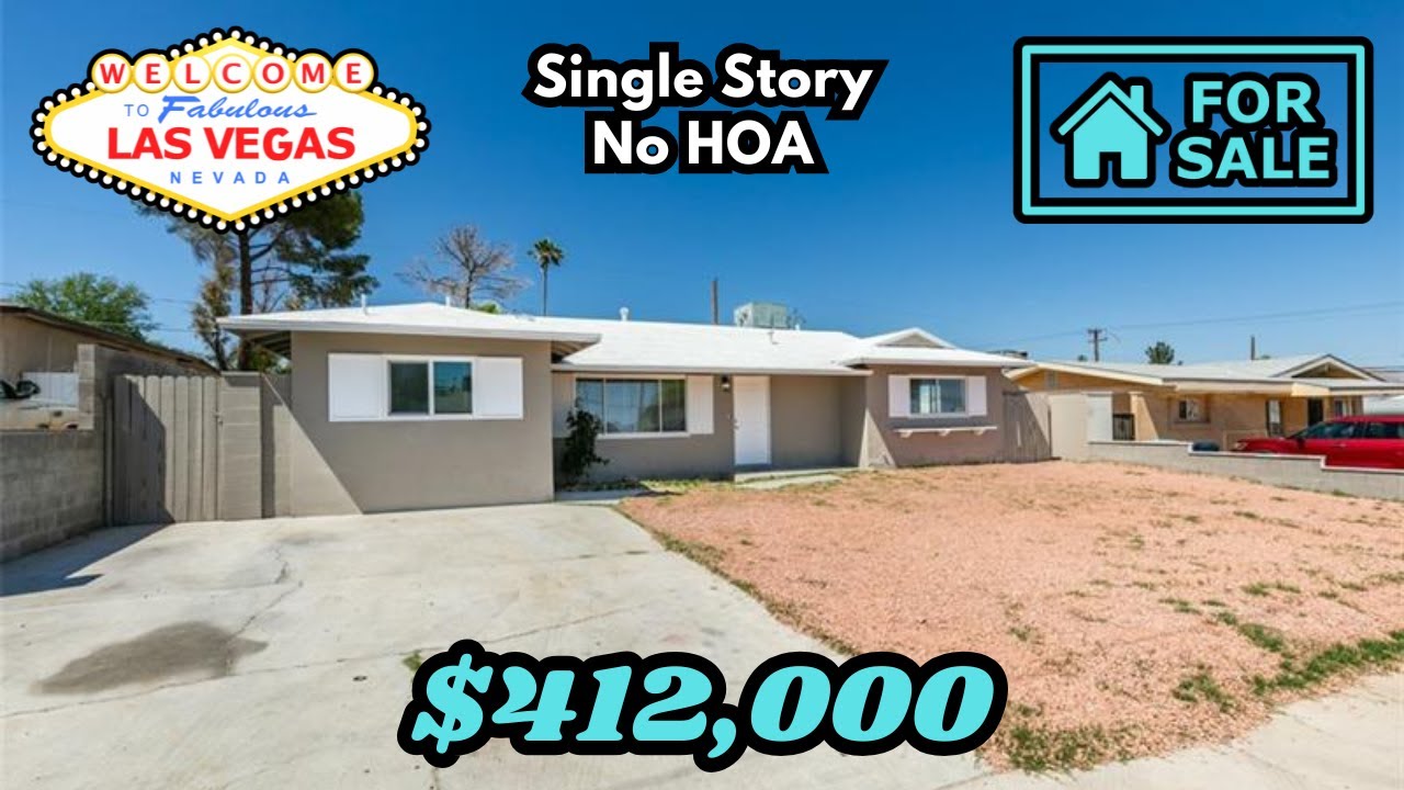 Affordable Single Story Las Vegas Home for Sale | 400k | No HOA | Remodeled