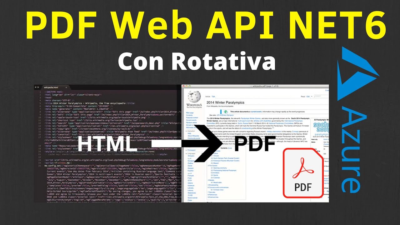 Exportar PDF con Rotativa Web API NET6