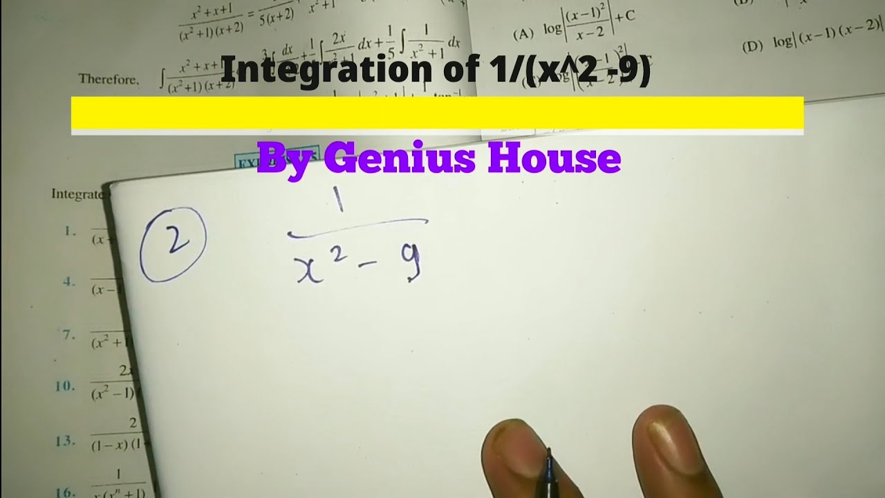 Find the integration of 1/x^2 -9