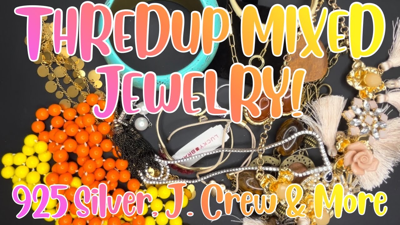 Серебро 925 пробы, J. Crew, Lucky Brand! Распаковка набора украшений из 15 предметов в баночках +...