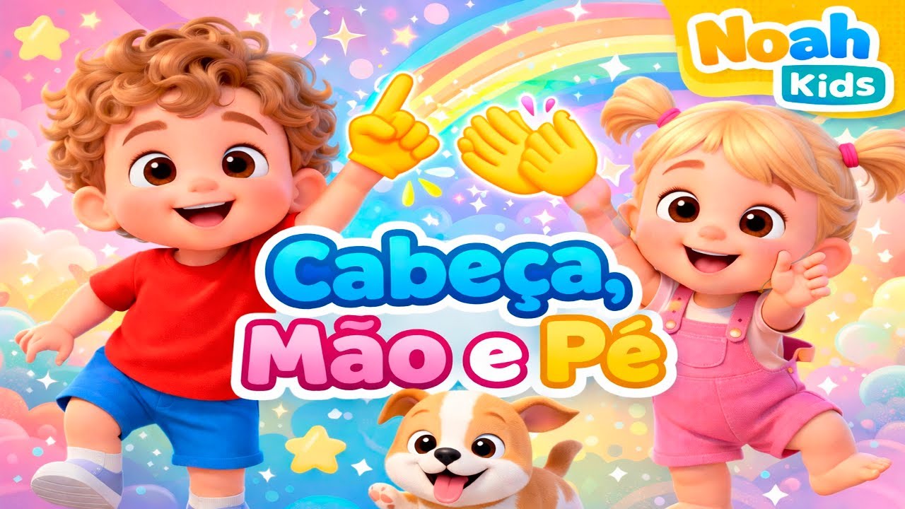 Cabeça, Mão e Pé 👶👏 | Música Infantil para Bebês | Noah Kids