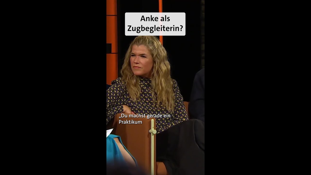 Habt ihr Anke Engelke schon in Bahn-Uniform gesehen? 😳👩&zwj;✈️ | 3nach9