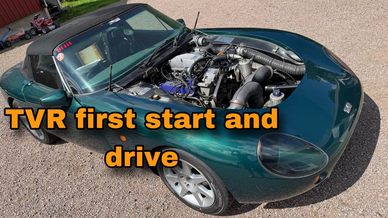First Start and Test Drive of TVR Griffith After a lot of Work