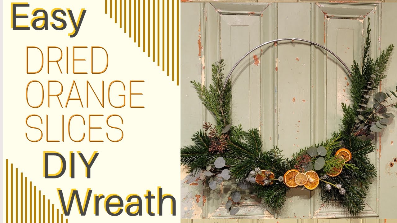 Trendy Orange Wreath