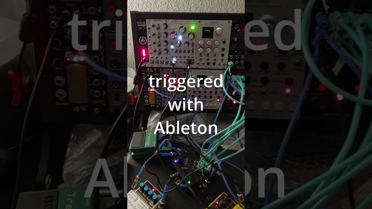 Cursible + Intrfx 2 = Eurorack + Guitar Pedal breakcore