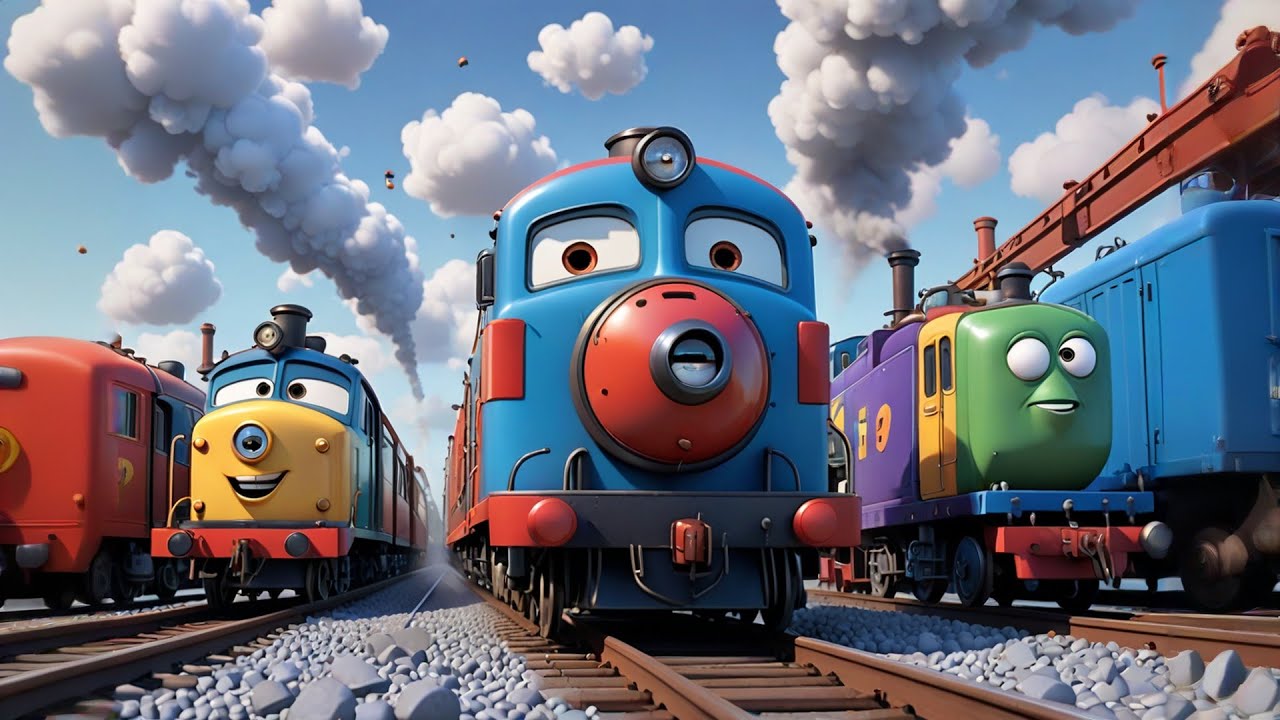 Timmy Train Toots Three Times | Fun Counting and Train Song for Kids | Nursery Rhymes and Baby Songs