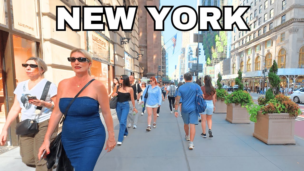 Walking 5th Avenue NYC in 4K 🇺🇸 | Luxury Shops in Iconic Midtown East!