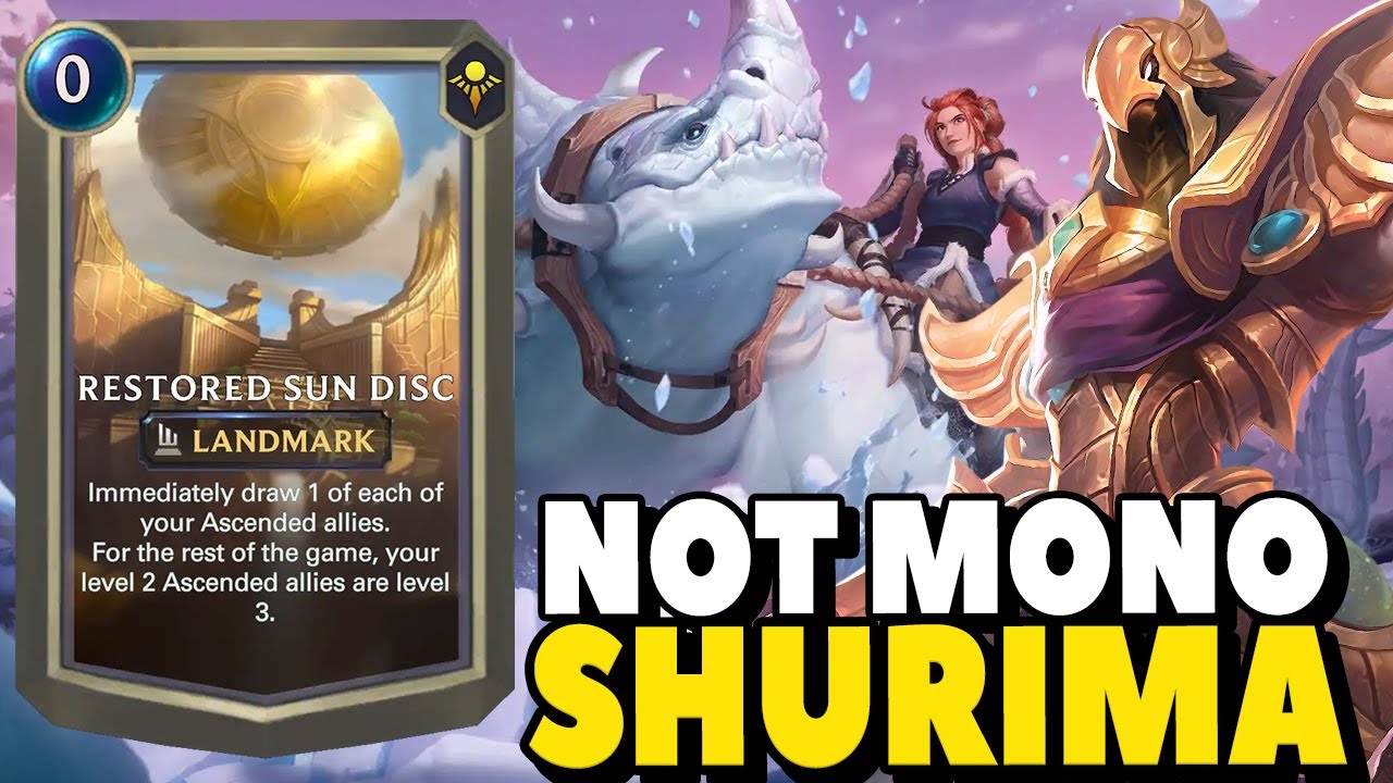 Sun Disc is Finally Playable Outside Mono Shurima Deck! - Azir Renekton Nasus - Legends of Runeterra