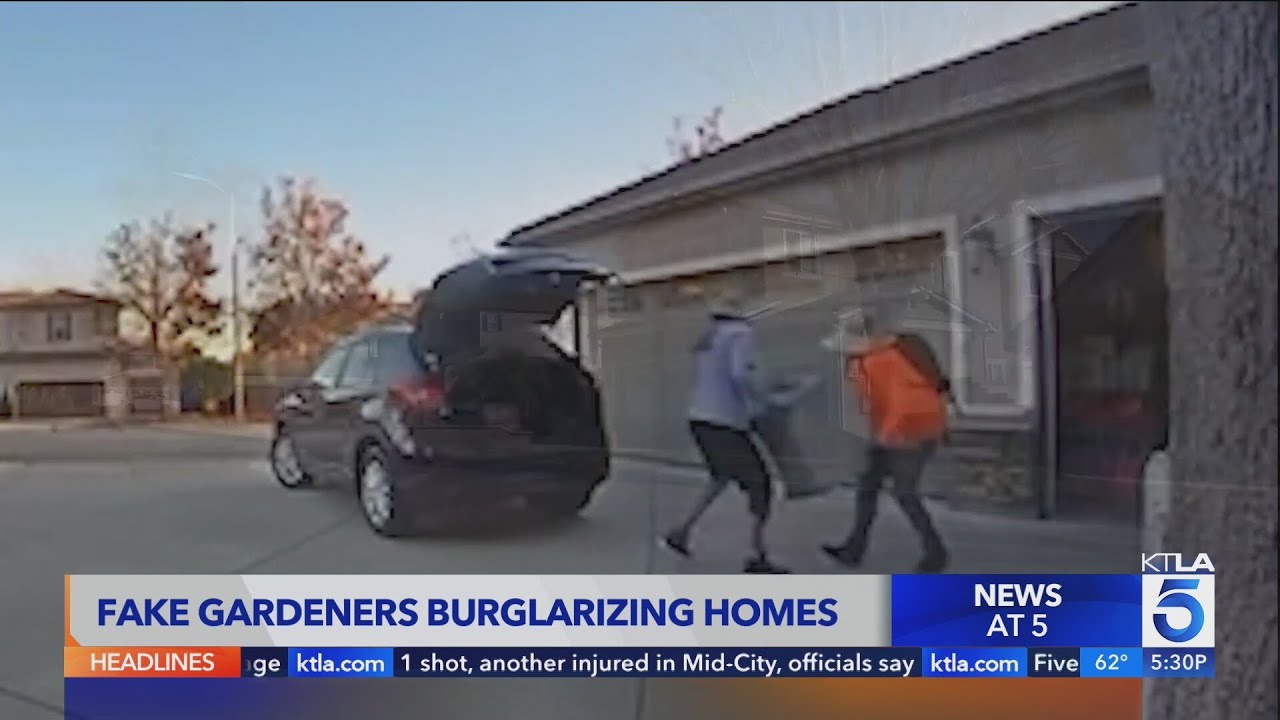 Fake gardeners burglarizing homes in San Bernardino County