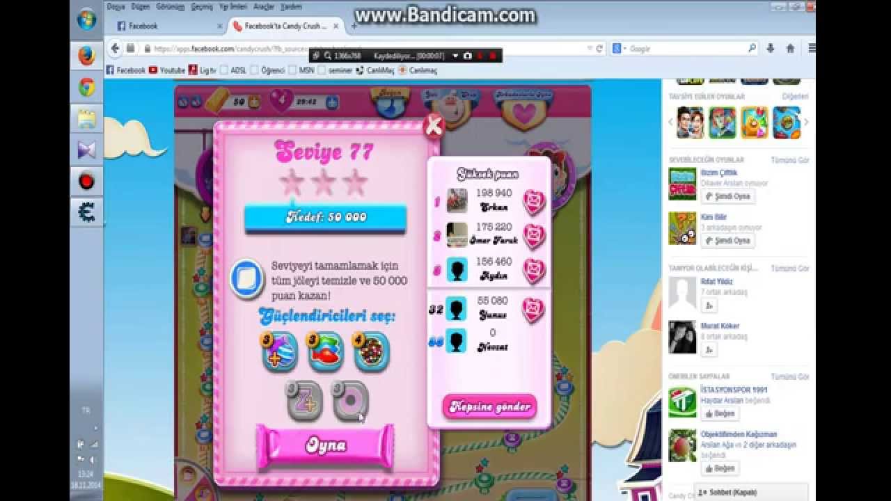 Candy Crush Sonsuz Hamle Hilesi (Cep telefonu ve PC için uygun)
