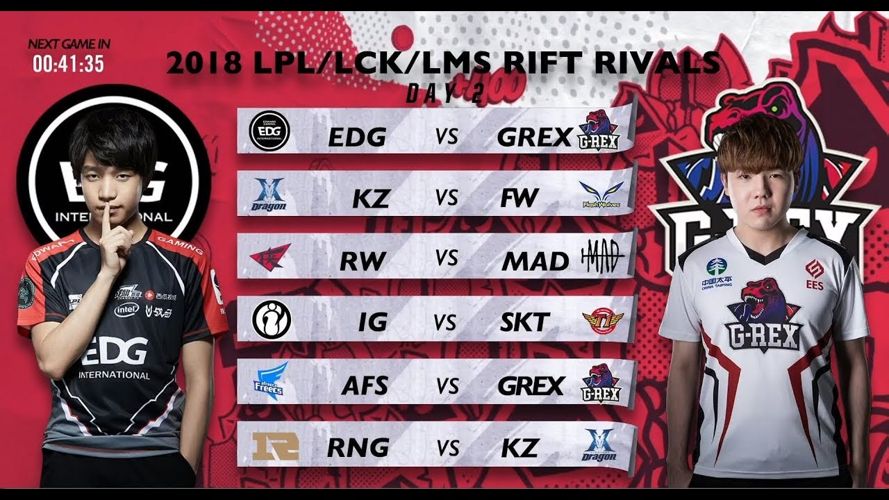 Full Day 2 Highlights Rift Rivals 2018 LCK LPL LMS ALL GAMES Group Stage Day 2