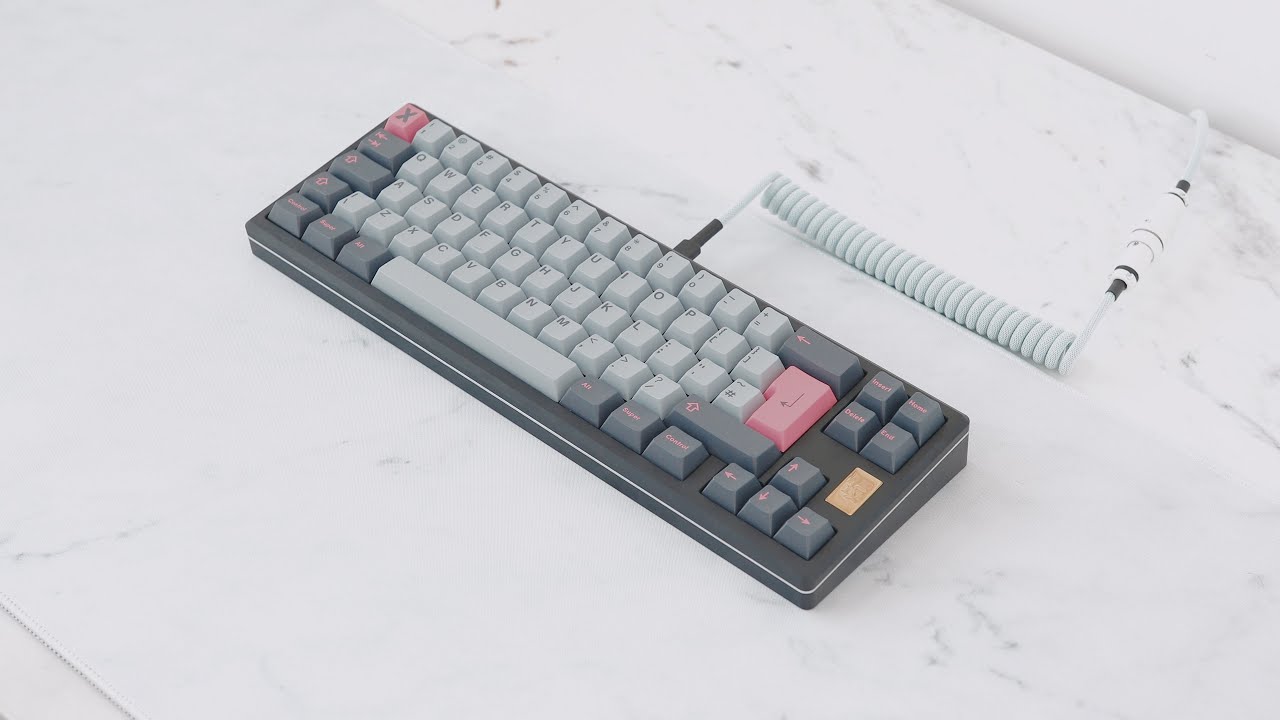 Saka68 || Alpaca Switches || Alu vs CF Plate || ASMR Sound Test