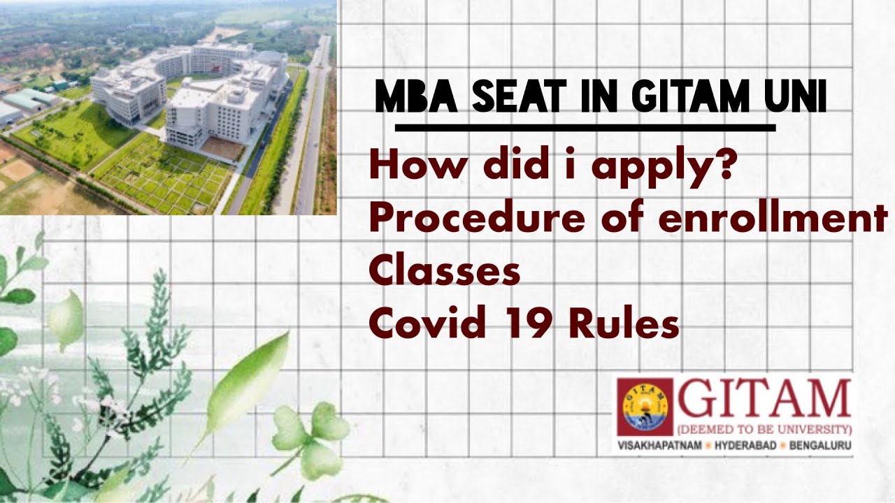 Gitam uni | MBA SEAT IN GITAM UNI| HOW DID I APPLY | PROCEDURE OF ADMISSION | (DETAILED VIDEO)|