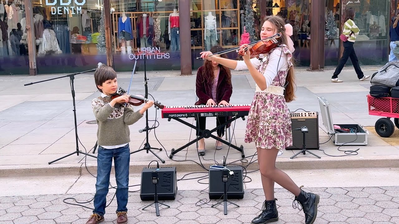 Can’t Help Falling In Love – Amazing Violin Duet by Karolina Protsenko & 7-Year-Old Leo