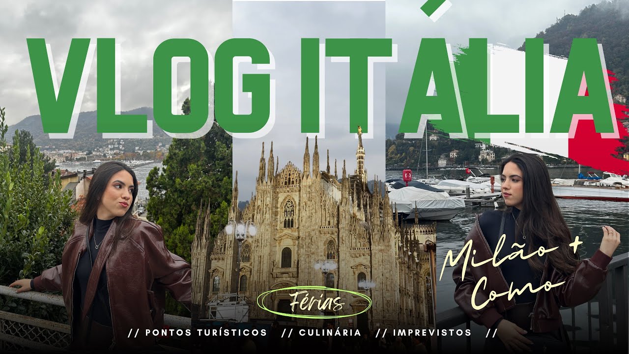 FÉRIAS SURPREENDENTE na ITÁLIA! Meu Primeiro VLOG na Itália e Muita massa! 