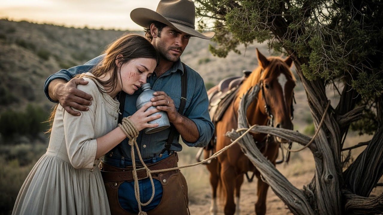 The Thieves Left Her Tied Up Overnight, A Cowboy Heard Her Cries At Dawn And Set Her Free