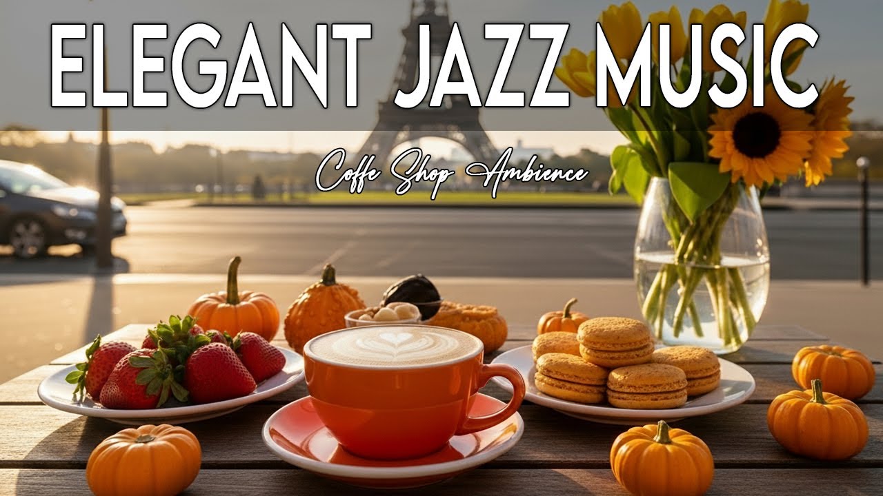 Elegant Jazz Music ☀️ Soft Morning Coffee Bossa Nova for Peaceful Work and Positive Energy
