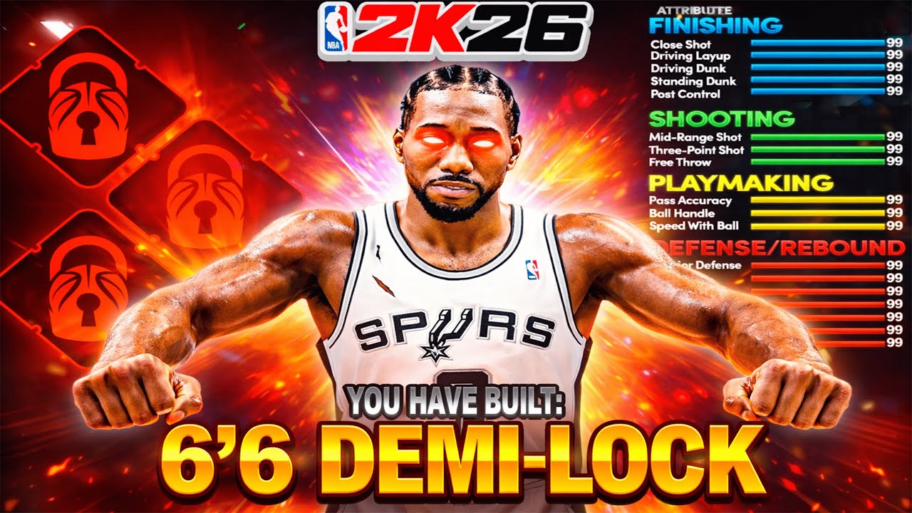 BEST LOCKDOWN BUILD in NBA2K26! 6'6 LOCK BUILD is DOMINATING 2k26