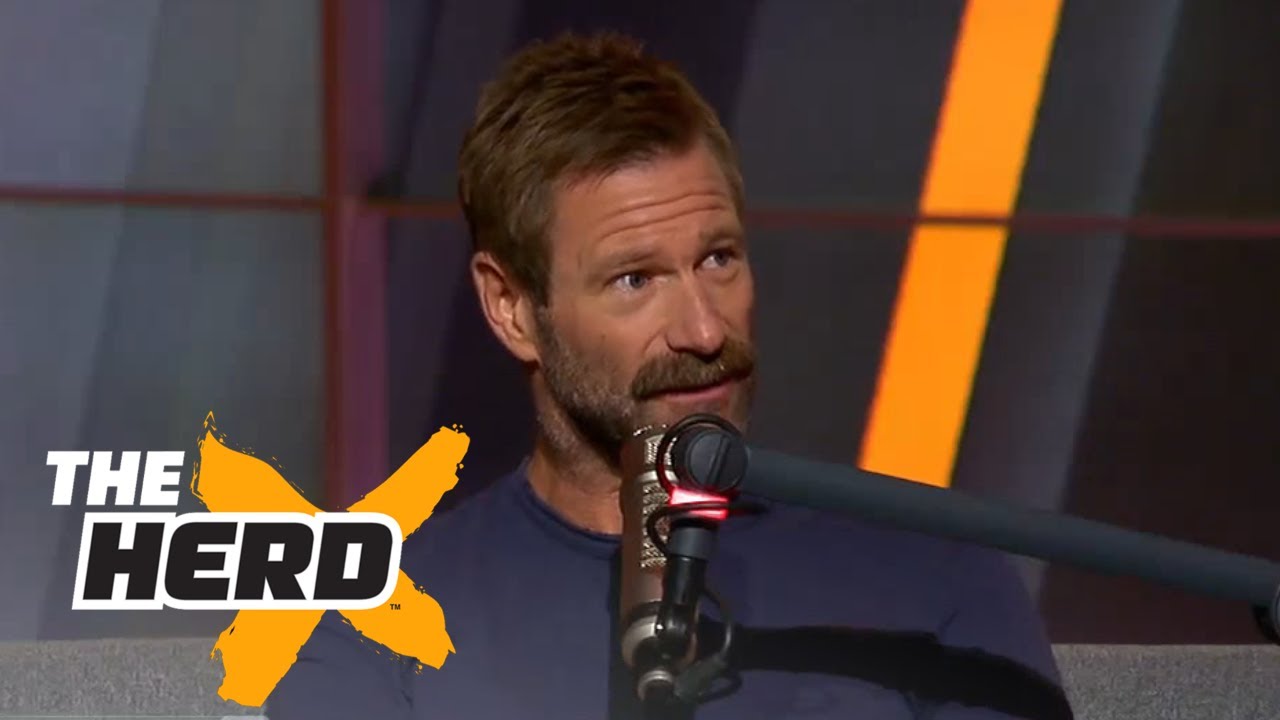 Why Aaron Eckhart loves sports movies | THE HERD