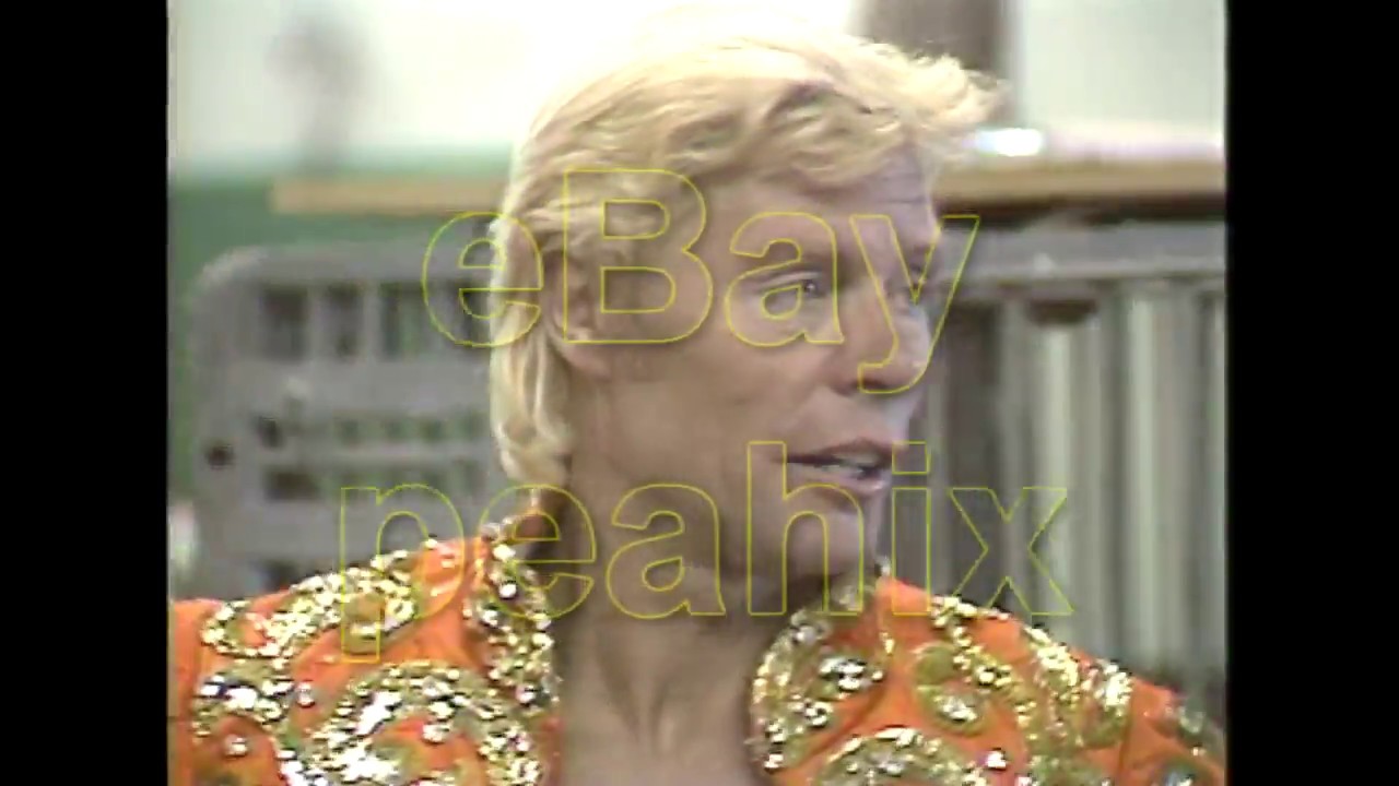 1980s U-Matic Video Tape - GUNTHER GEBEL WILLIAMS Circus Backstage Raw Footage