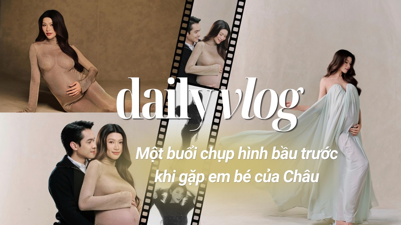 BTS Bộ ảnh bầu của Châu| BTS our pregnancy photoshoot | CHẾ NGUYỄN QUỲNH CHÂU