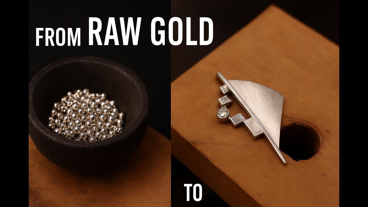 The Most Elegant White Gold Pendant I’ve Ever Made  Fine Jewelry Crafting