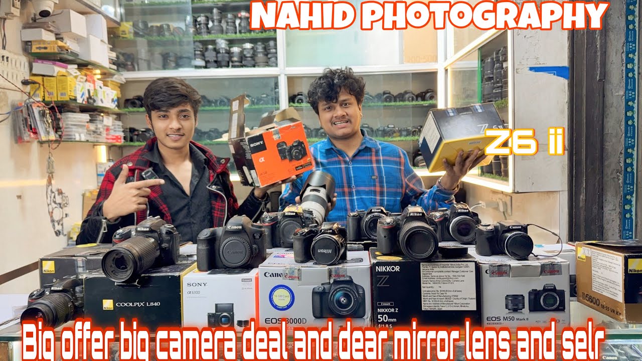 Big offer big camera deal and dear mirror lens and selr new collection only on nahid photography 