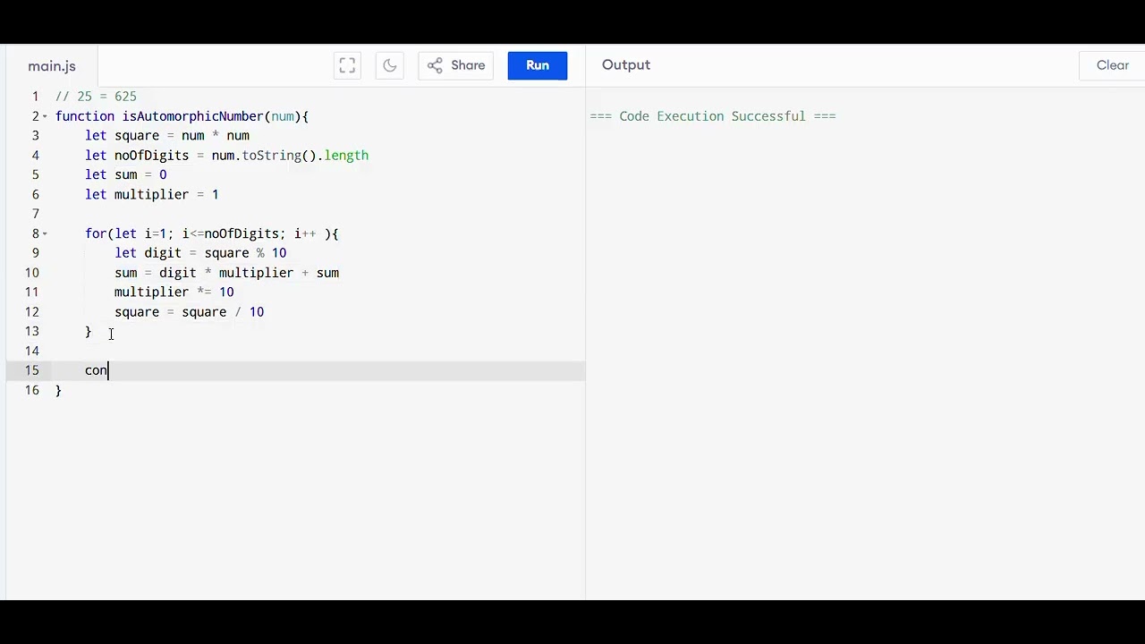 Easiest way to check Automorphic Number