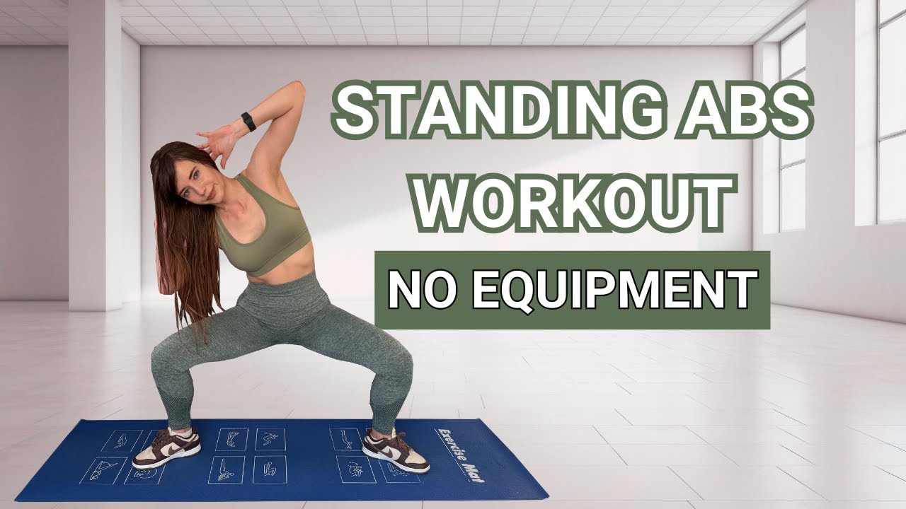 Standing Abs Workout at Home | No Equipment