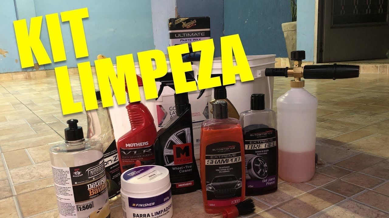 PRODUTOS PARA LAVAR O CARRO CORRETAMENTE!