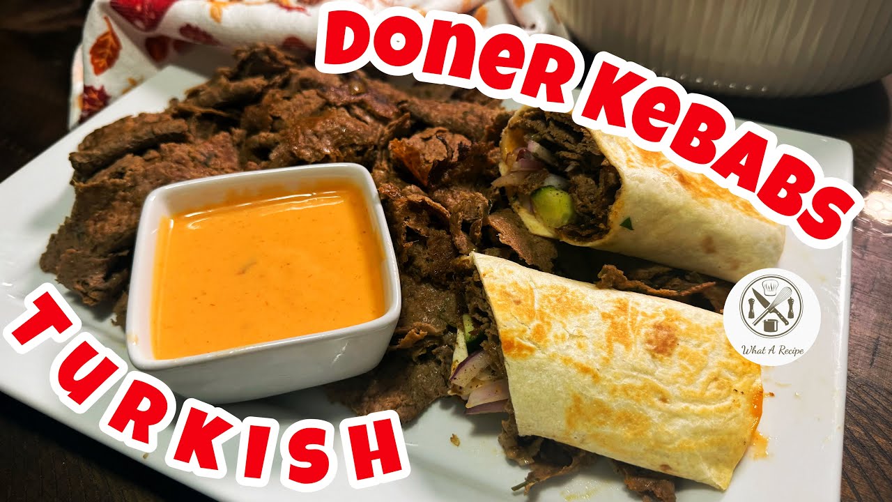 Juicy Viral Doner Kebab Recipe | Better Than Takeout! by What A Recipe 