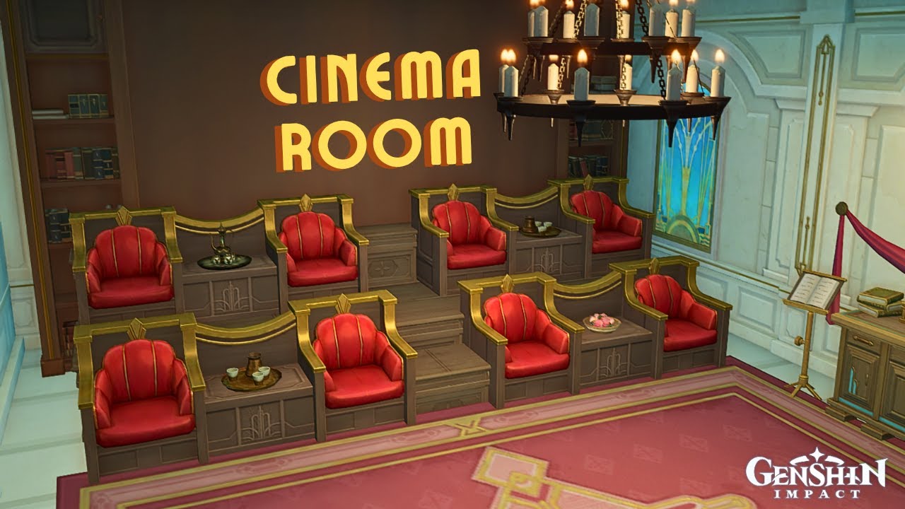 Cinema Room 🎬 || Genshin Serenitea Pot Design