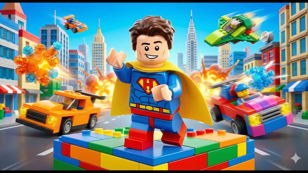The LEGO Rescue Mission | Colorful Brick Action Story for Kids