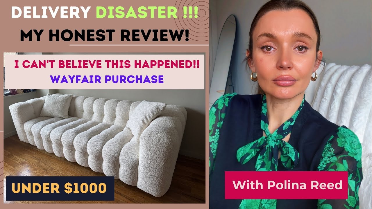 I got a $900 Sofa from Wayfair! You Won't Believe What Happened! Delivery Nightmare & Honest Review!