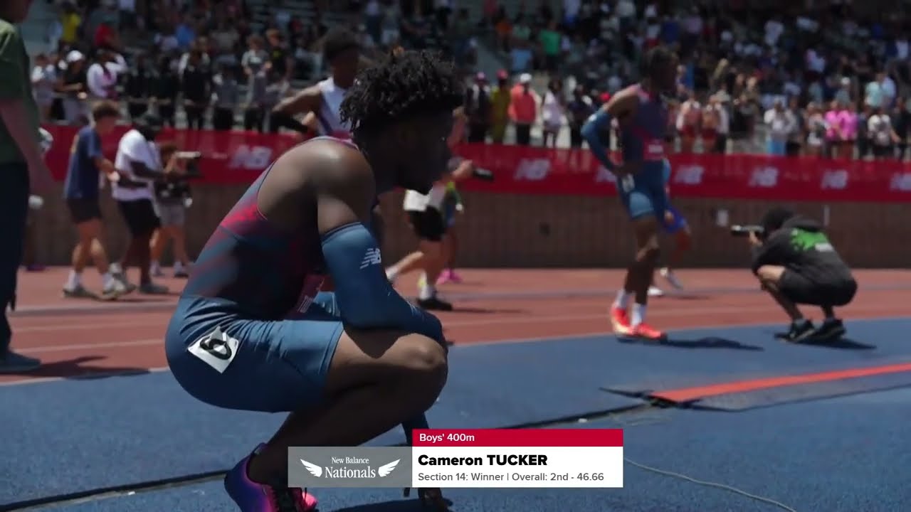 Чемпионат среди юношей, бег на 400 метров, секция 14 &mdash; New Balance Nationals Outdoor 2026 [Полная...