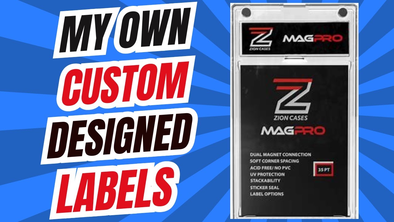 I Created my Own Custom Designed MagPro Labels for my Ken Griffey Jr Collection