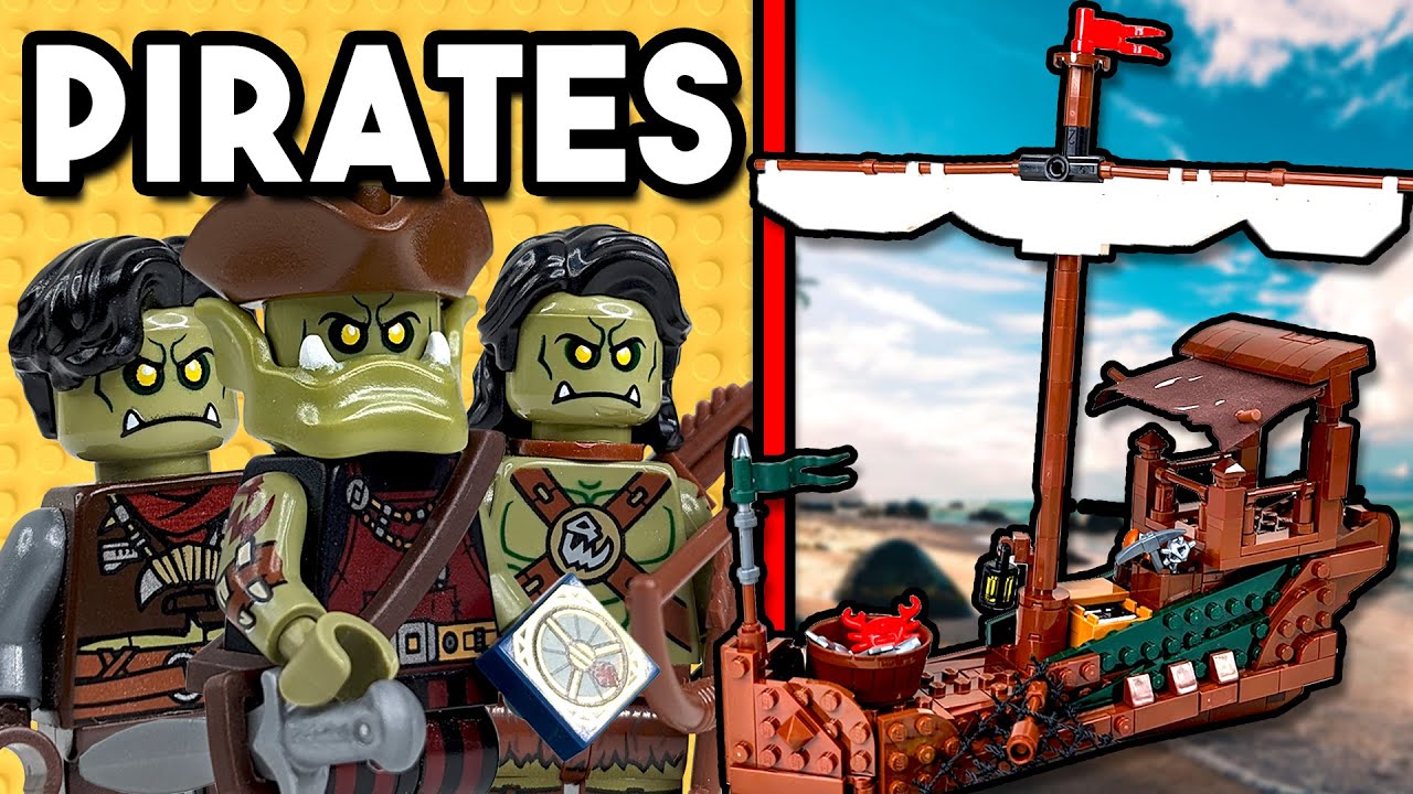 I Built an Orc Pirate Ship In LEGO!