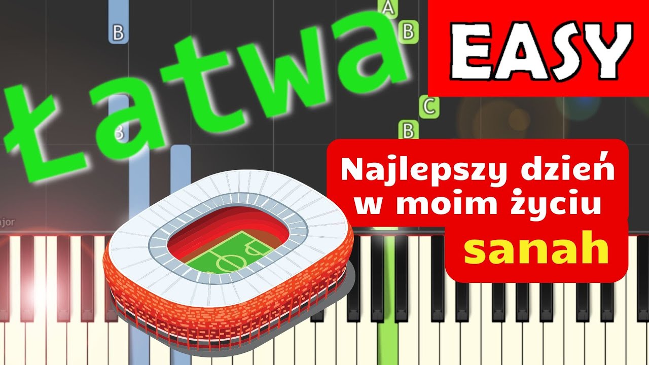 🎹 Najlepszy dzień w moim życiu (sanah) - Piano Tutorial (łatwa wersja) 🎵 NUTY W OPISIE 🎼