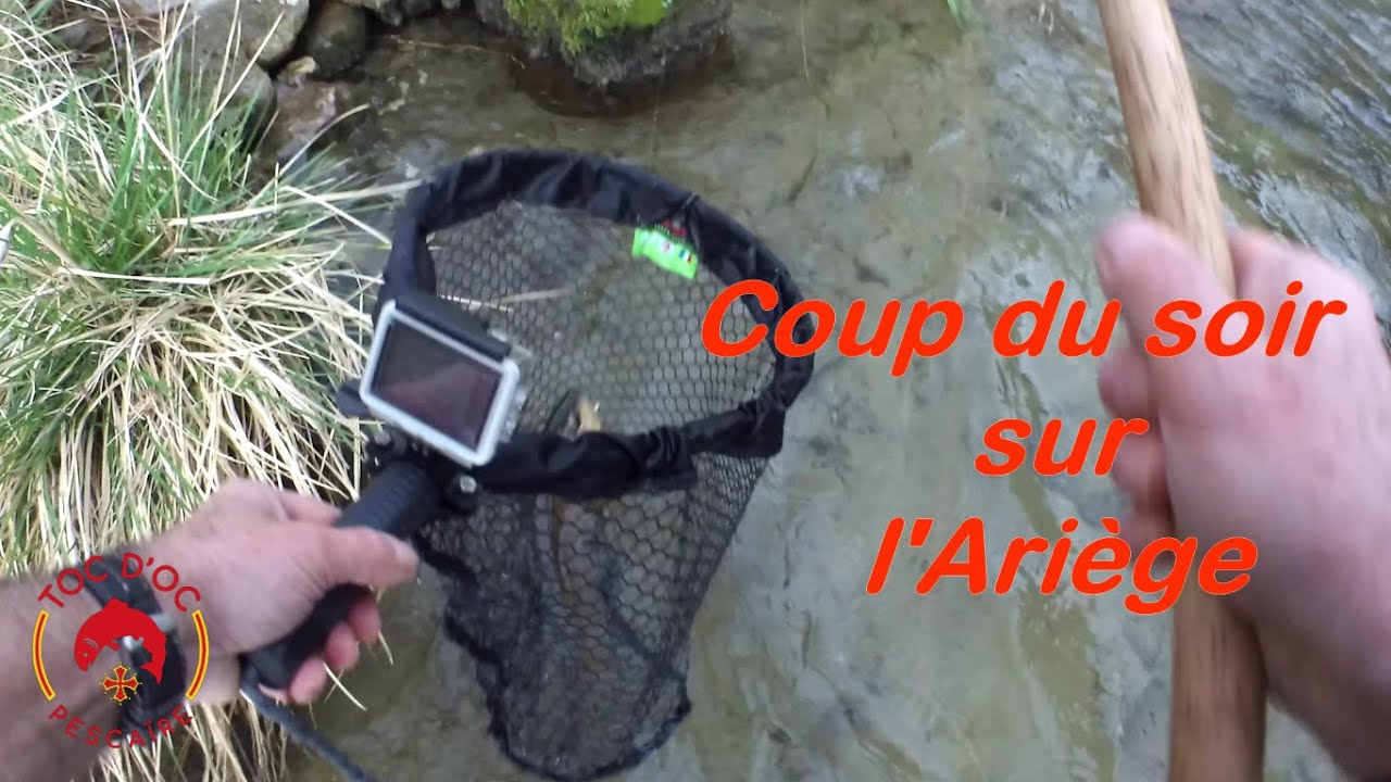 Coup du soir sur l'Ariège (pêche au toc)