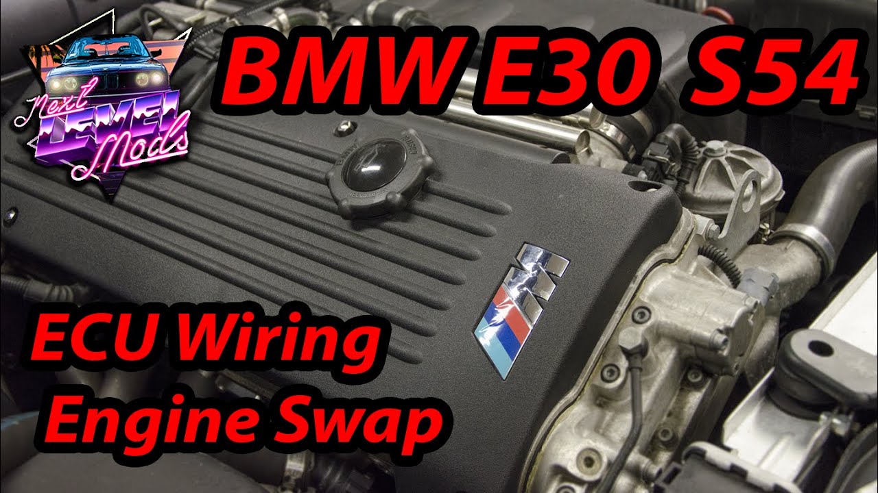 How to Engine Swap BMW S54 E30 - Custom ECU Wiring