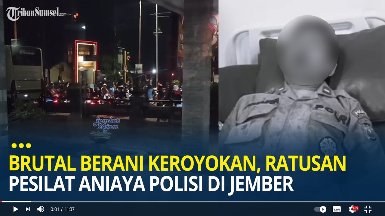 Brutal Berani Keroyokan, Ratusan Pesilat di Jember Aniaya Polisi Saat Penjagaan Jalur Lalulintas