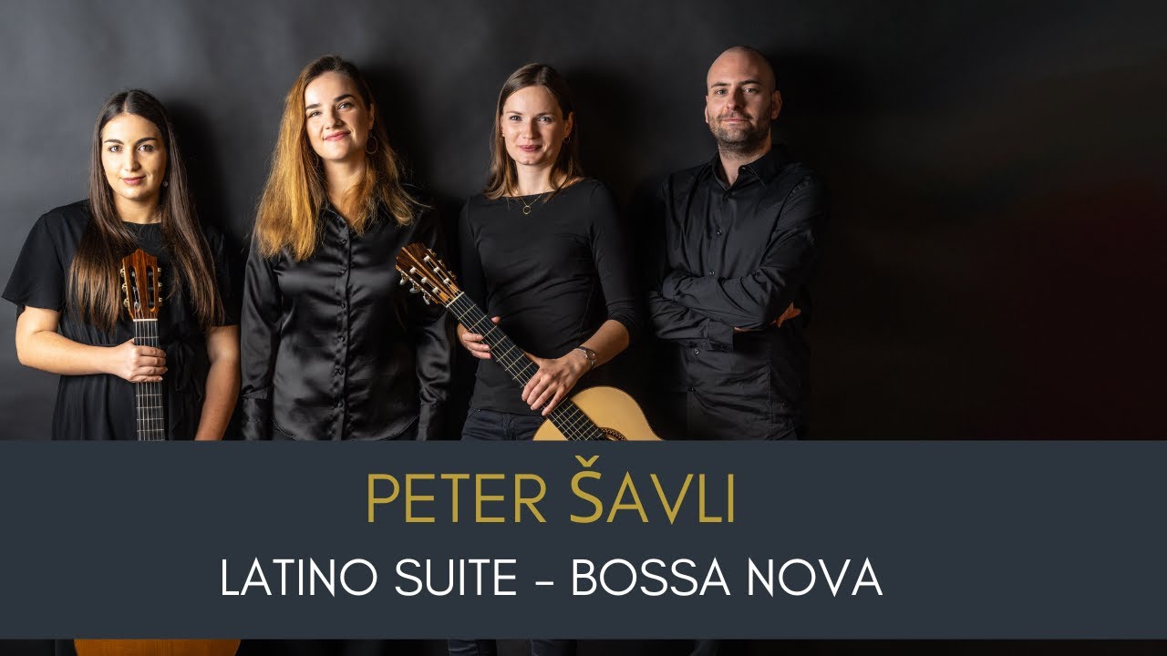 Weimar Guitar Quartet plays Latino Suite by Peter Šavli – I. Bossa Nova