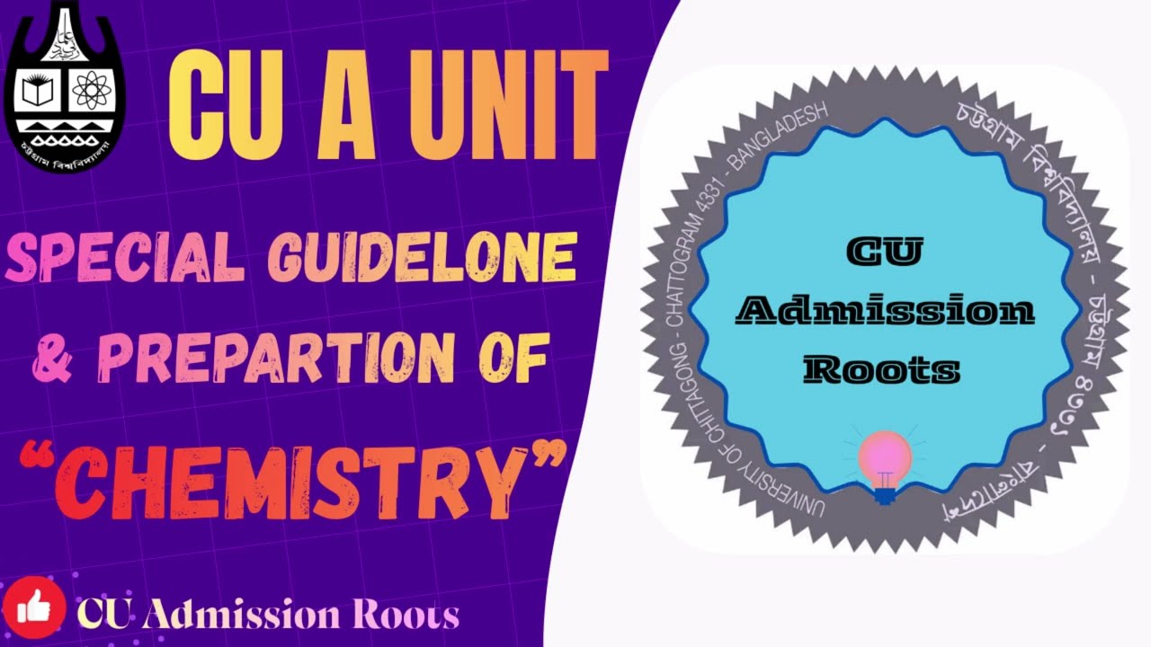 CU A unit chemistry preparation 2025-26