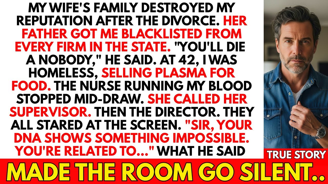 Wife's Father Got Me Blacklisted—At 42 I Was Homeless | Then a Nurse Ran My Blood and Froze